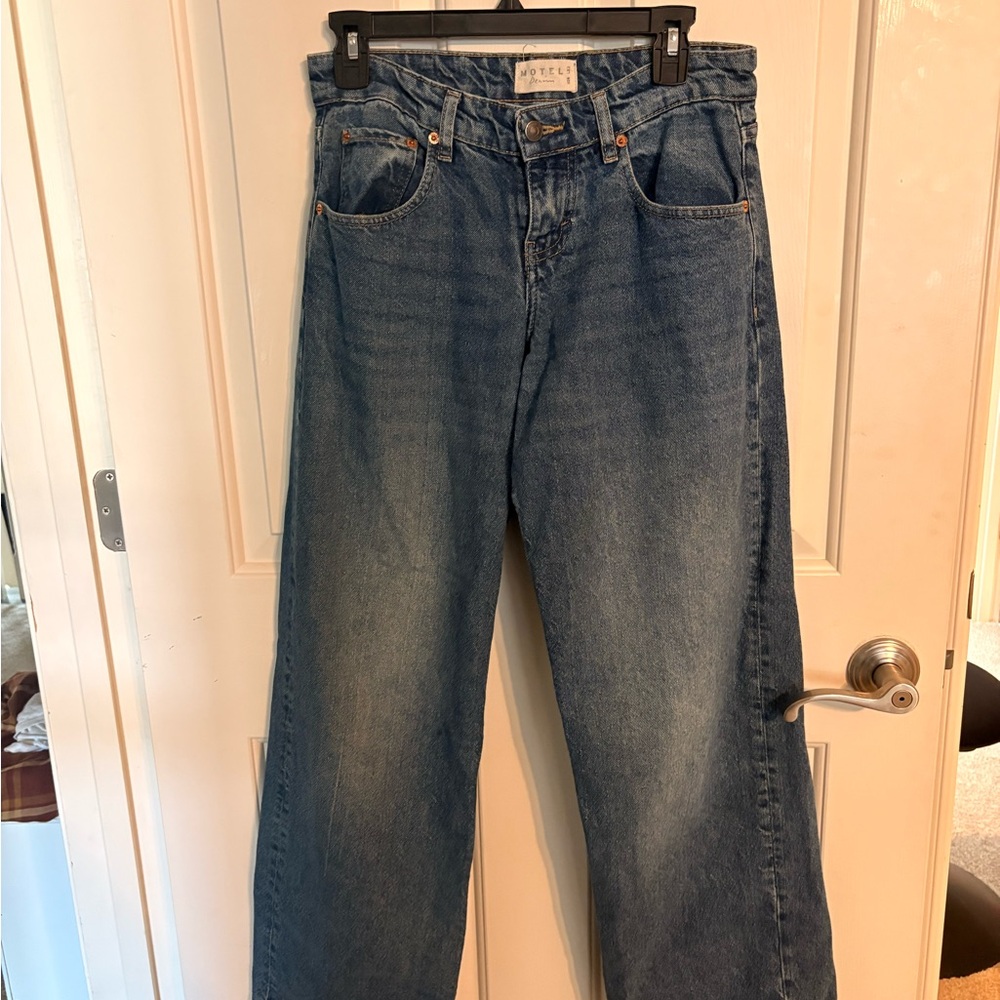 Motel Rocks Low Rise Parallel Jeans